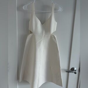 NWT Theory Cut-Out Flare Dress | White | Size S |